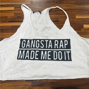 Brandy Melville White Cropped Tank Top